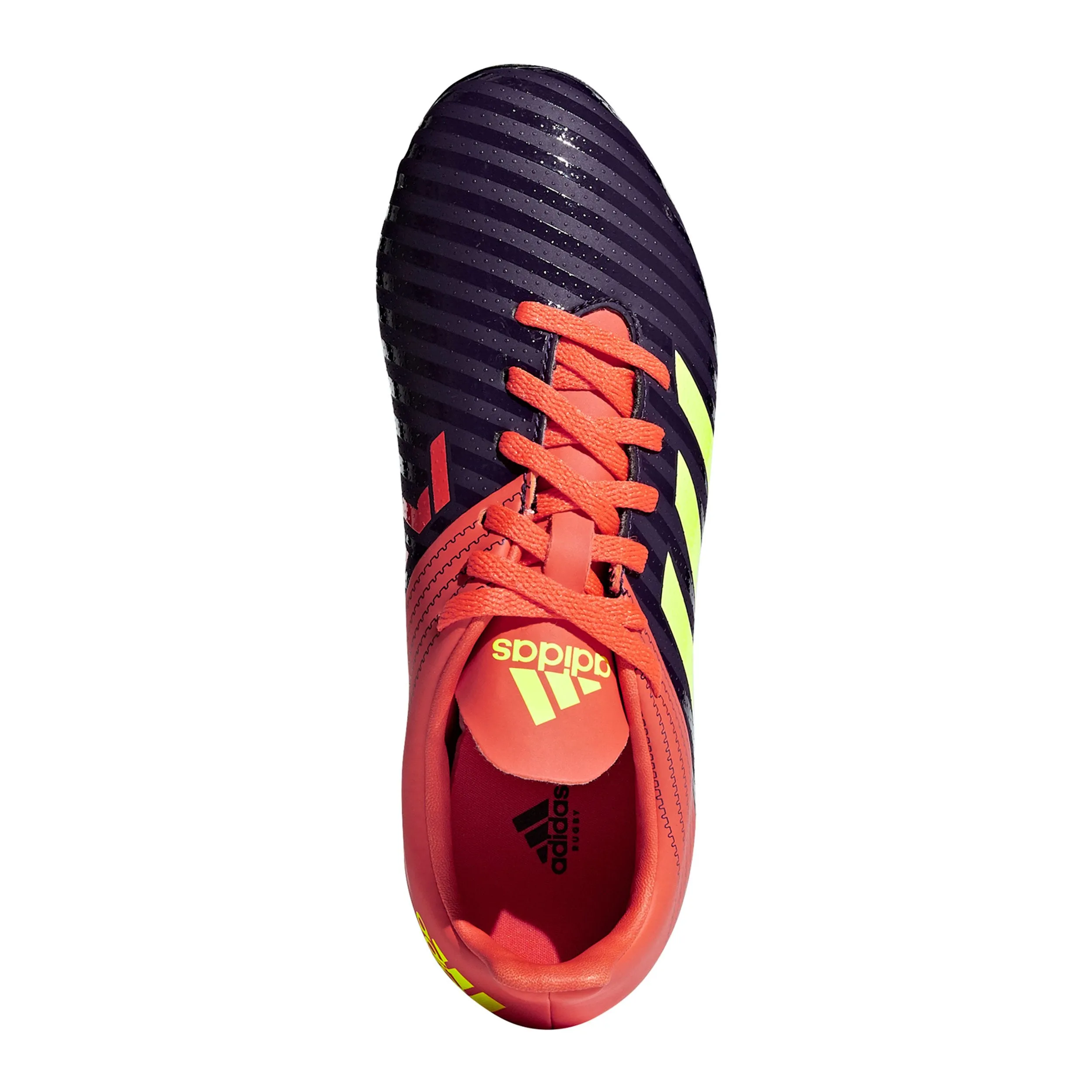 Zapatos Rugby Niño Adidas Malice Jnr Negras/Burdeo