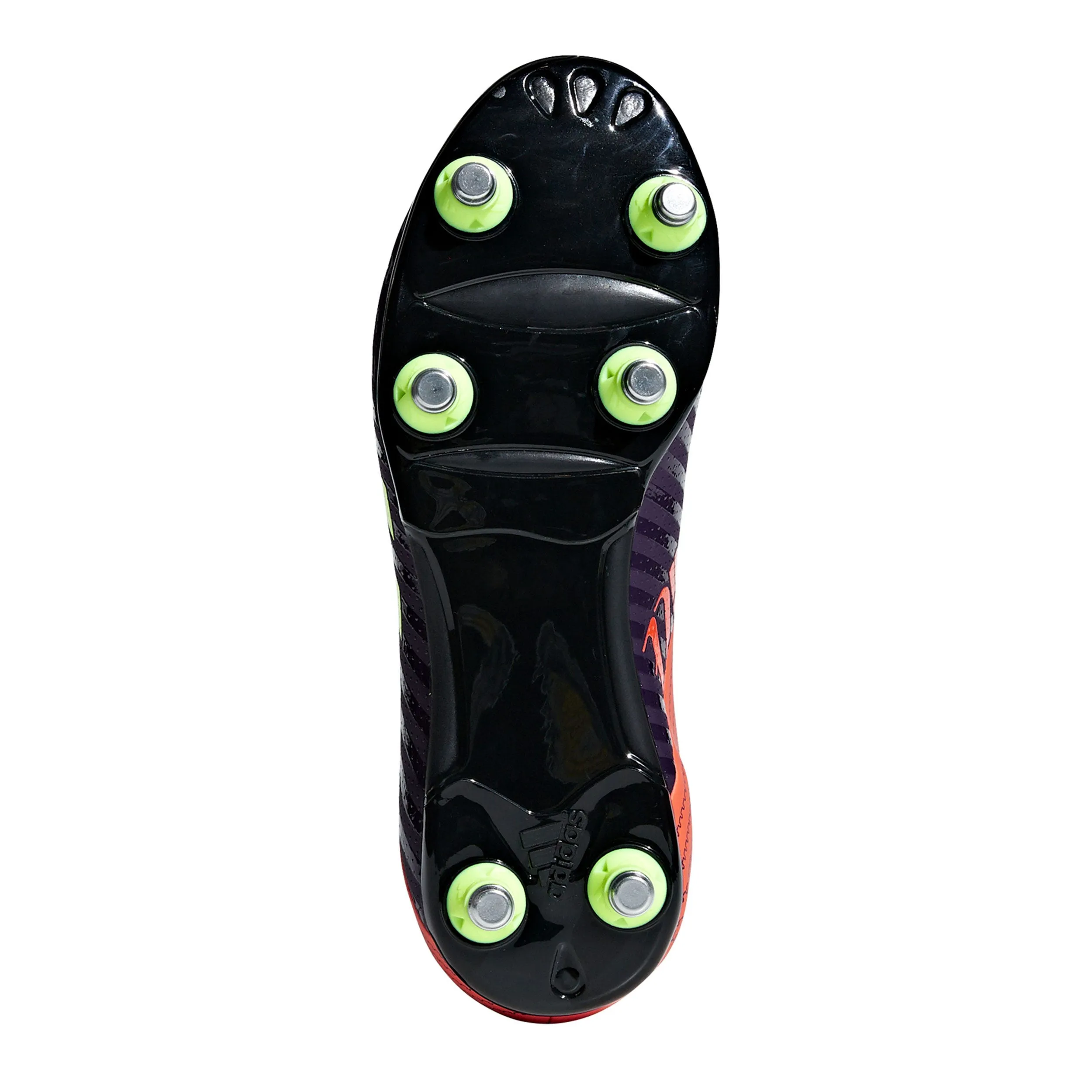 Zapatos Rugby Niño Adidas Malice Jnr Negras/Burdeo