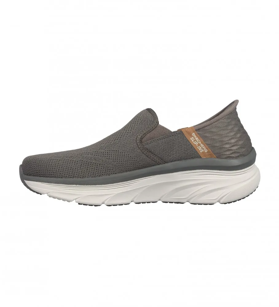 ZAPATOS SLIPINS RF: D'LUX WALKER  ORFORD MARRóN GRISáCEO