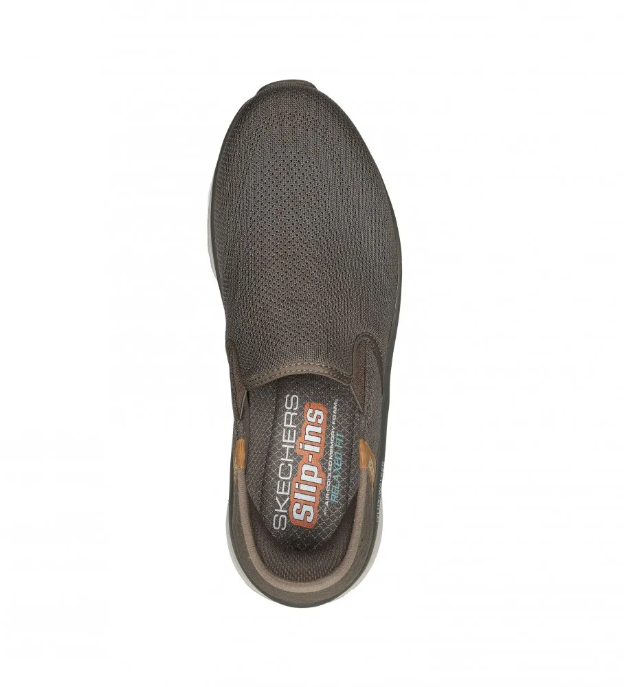 ZAPATOS SLIPINS RF: D'LUX WALKER  ORFORD MARRóN GRISáCEO