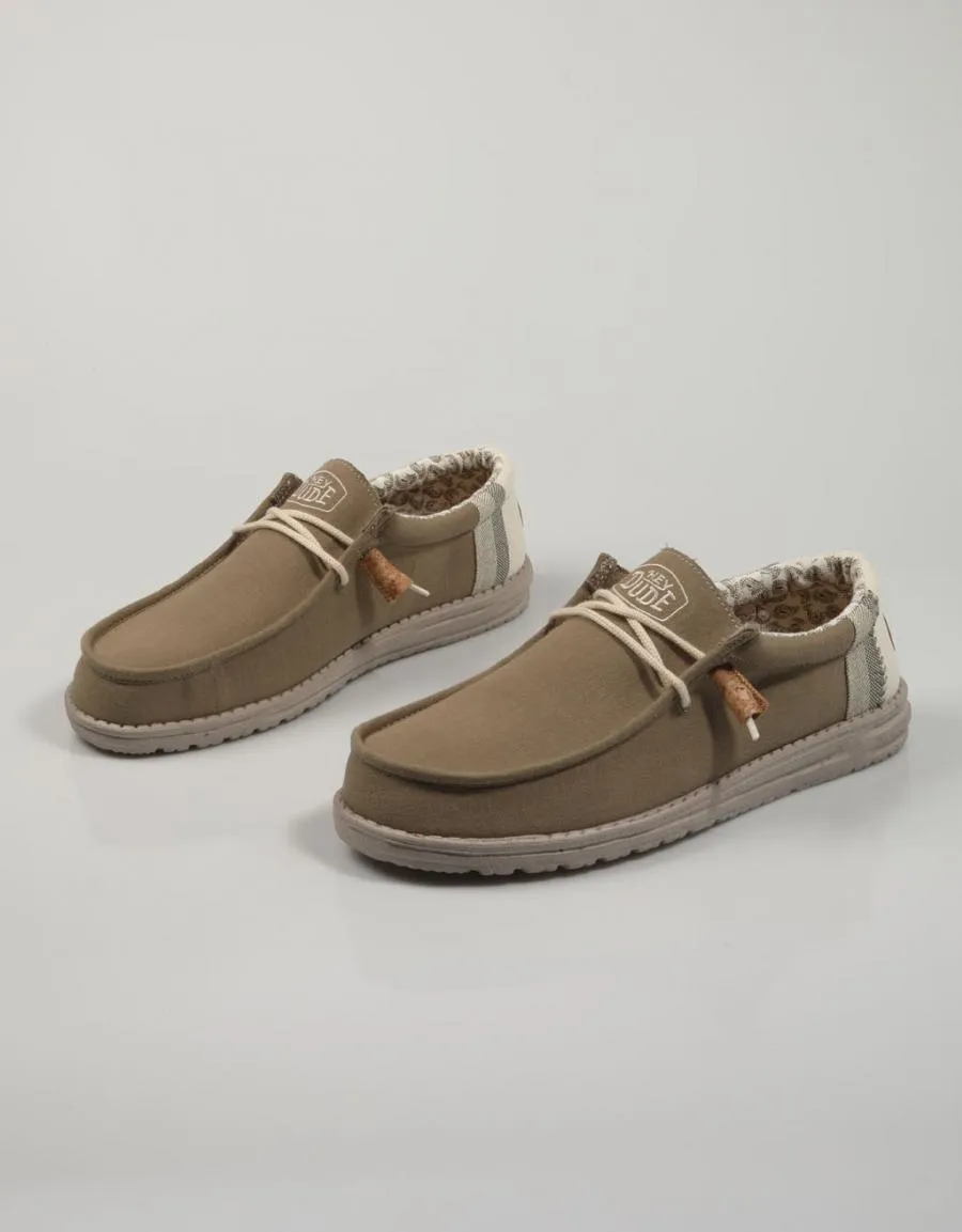  zapatos sport DUDE Wally en Kaki 82111