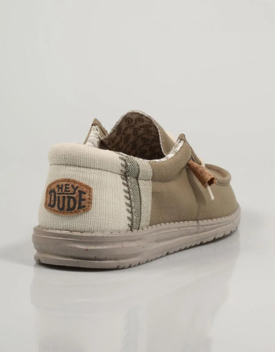  zapatos sport DUDE Wally en Kaki 82111