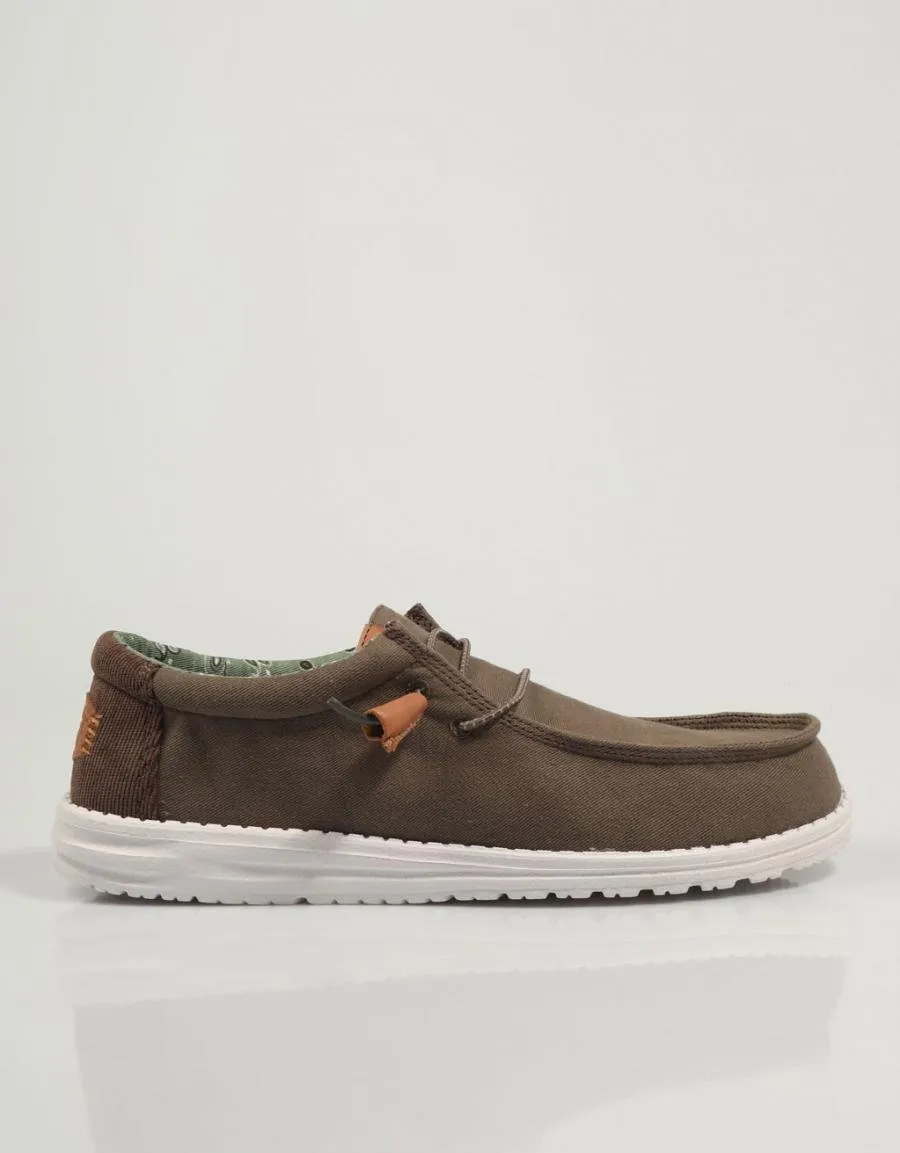  zapatos sport DUDE Wally en Kaki 83834