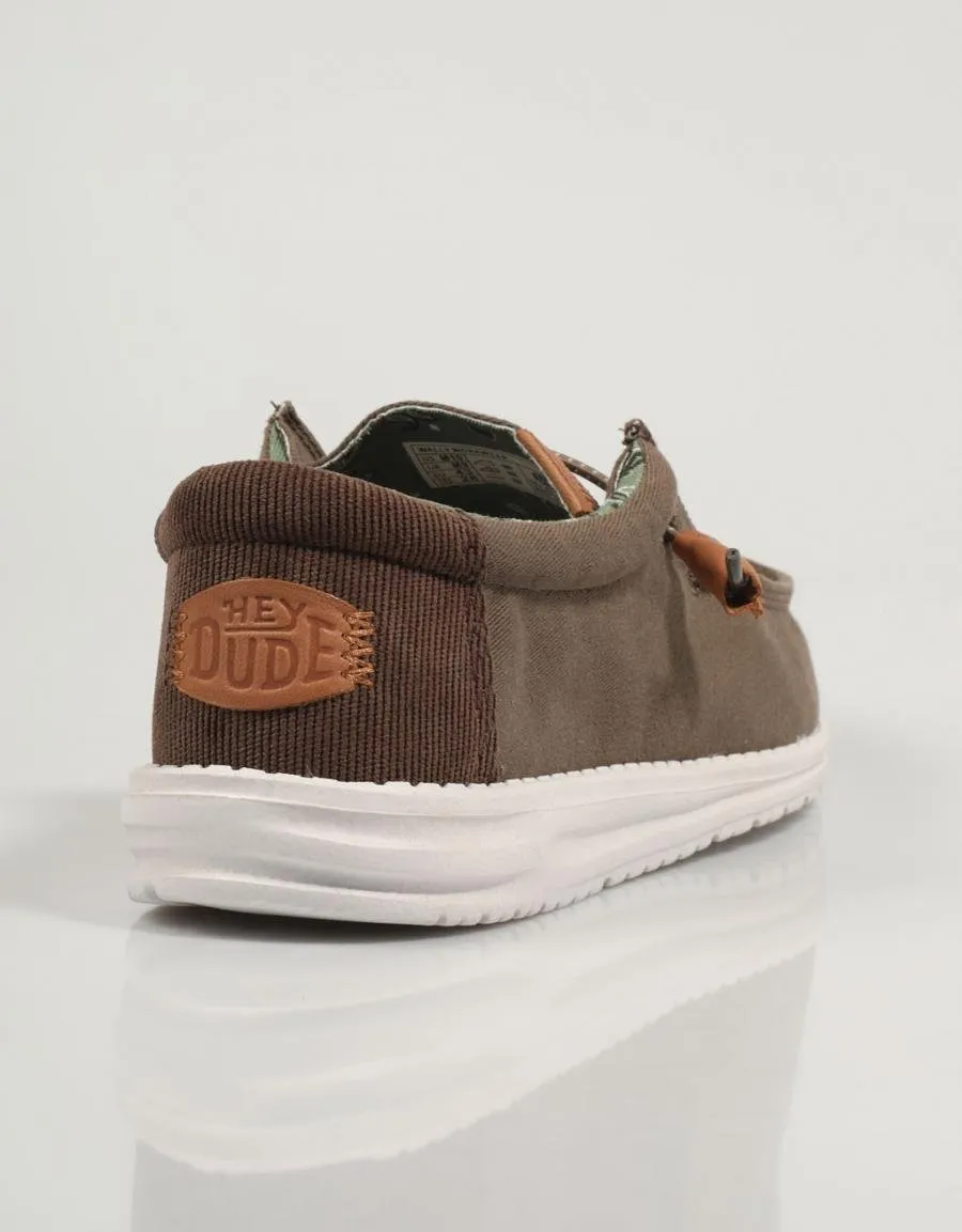  zapatos sport DUDE Wally en Kaki 83834