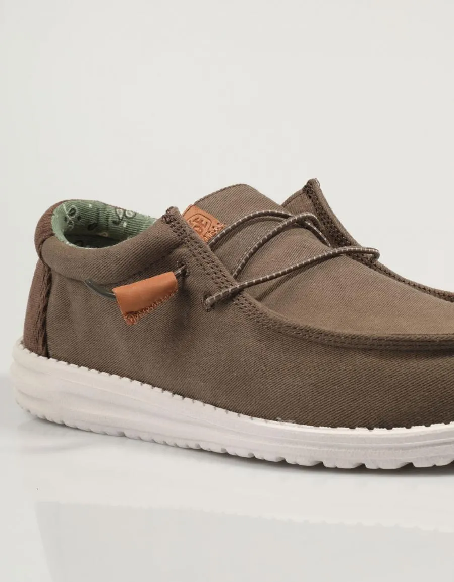 zapatos sport DUDE Wally en Kaki 83834