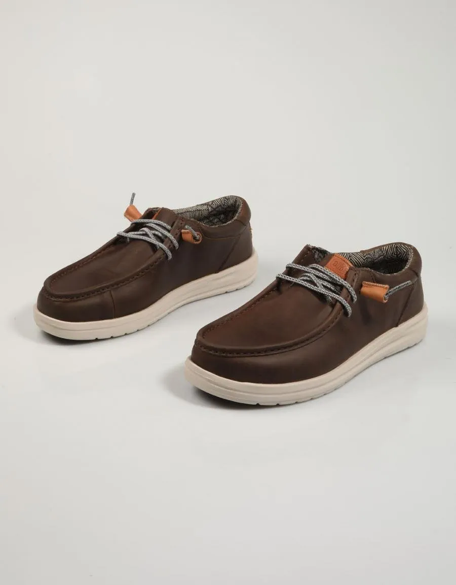  zapatos sport DUDE Wally en Marron 83838