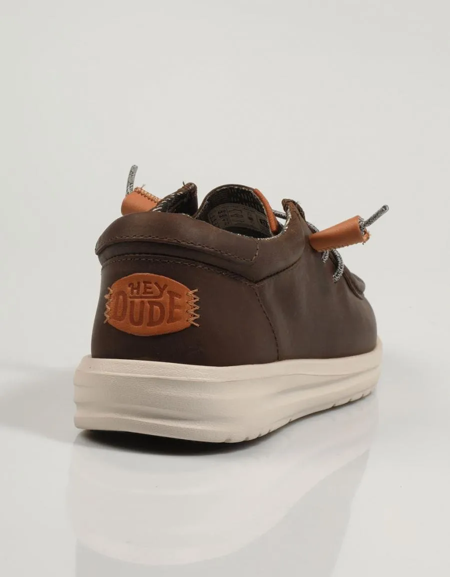  zapatos sport DUDE Wally en Marron 83838
