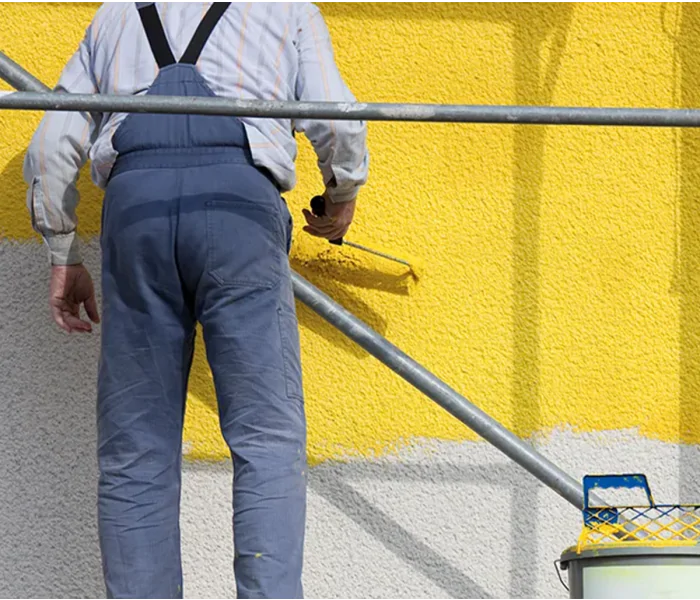 ZINSSER ALLCOAT PINTURA EXTERIOR PARA PAREDES RAL 1032 AMARILLO RETAMA  2,5 LITRO